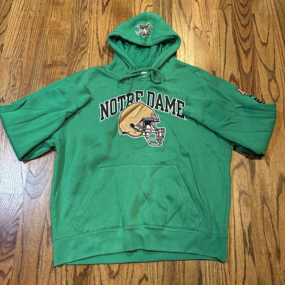 Champion Other - Vintage Notre Dame Champion Hoodie Sweatshirt Men's XL Helmet Embroidered